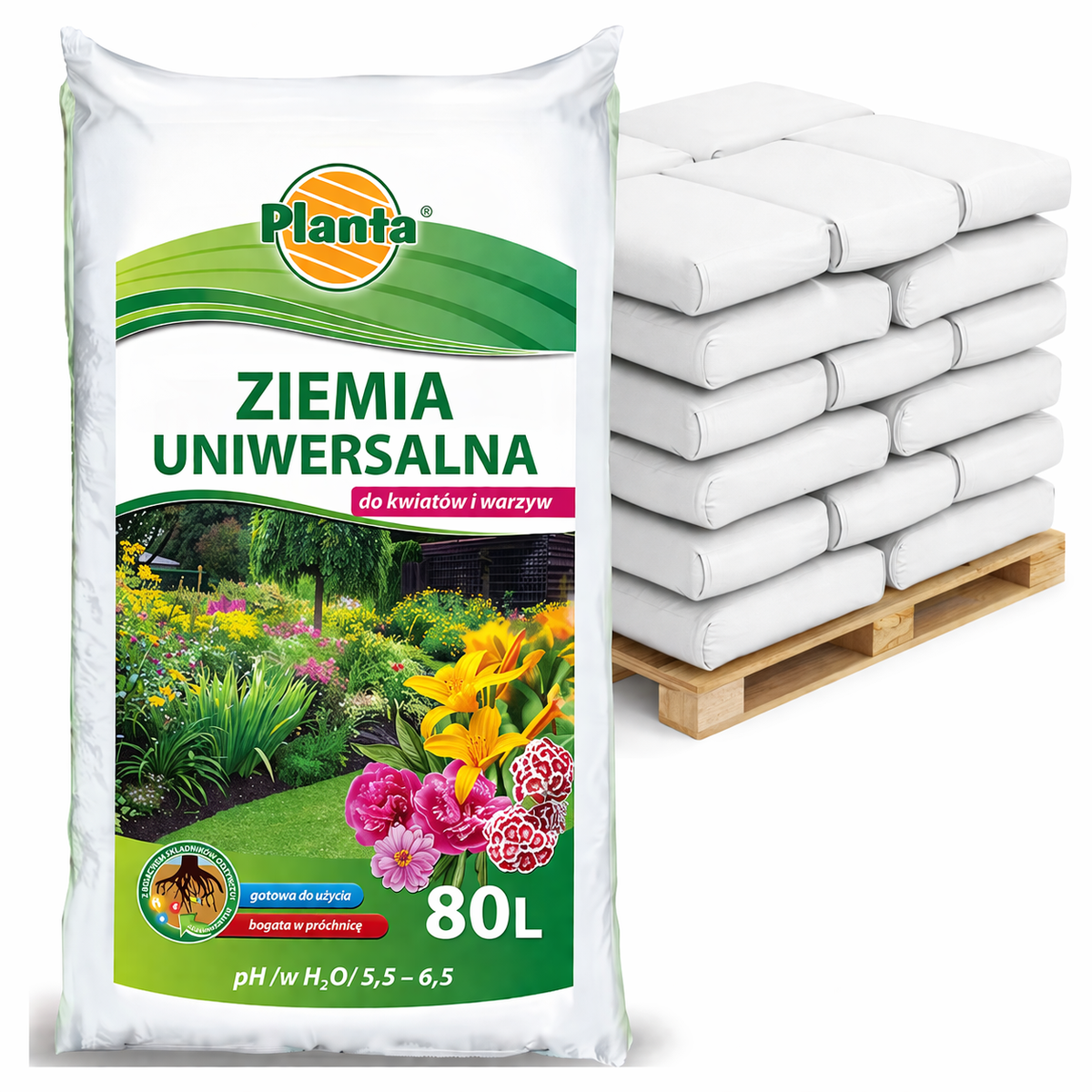 Pământ pentru Flori 80L